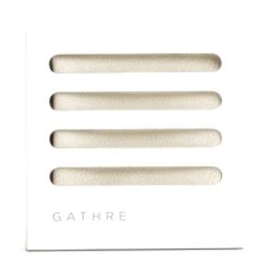 GATHRE- Multipurpose Leather Mat (Midi) Colour- Blanc